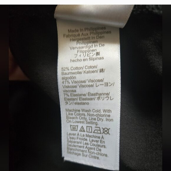 J Crew black ankle length classic dress pants size 18 - Picture 6 of 8